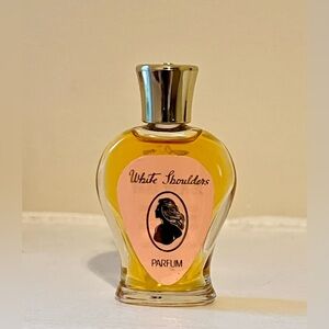 New Vintage White Shoulders Parfum Splash 0.25 oz Mini Pink Label NWOB no box